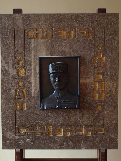 Plaque commémorative du général Frère
