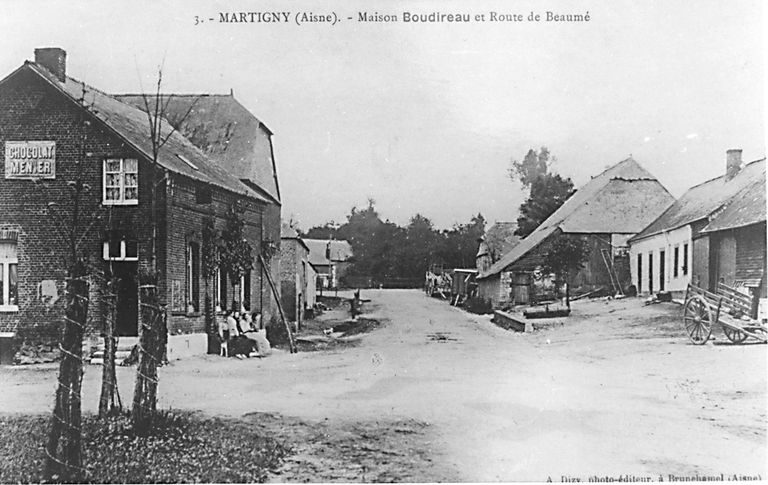 Le canton d'Aubenton : le territoire de la commune de Martigny