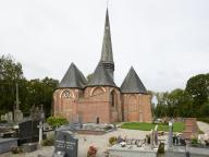 Ancien cimetière paroissial, actuellement cimetière communal d'Ochtezeele