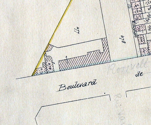 Ancienne filature Saint-Jean, peignage, retorderie et tissage de laine David Frères, puis Pannier et Compagnie, tissage de coton et de guipure de la Société Textile de Saint-Quentin, usine de construction métallique (vestiges)