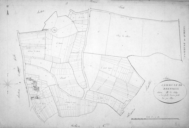 Le canton de Noyon : le territoire de la commune de Brétigny