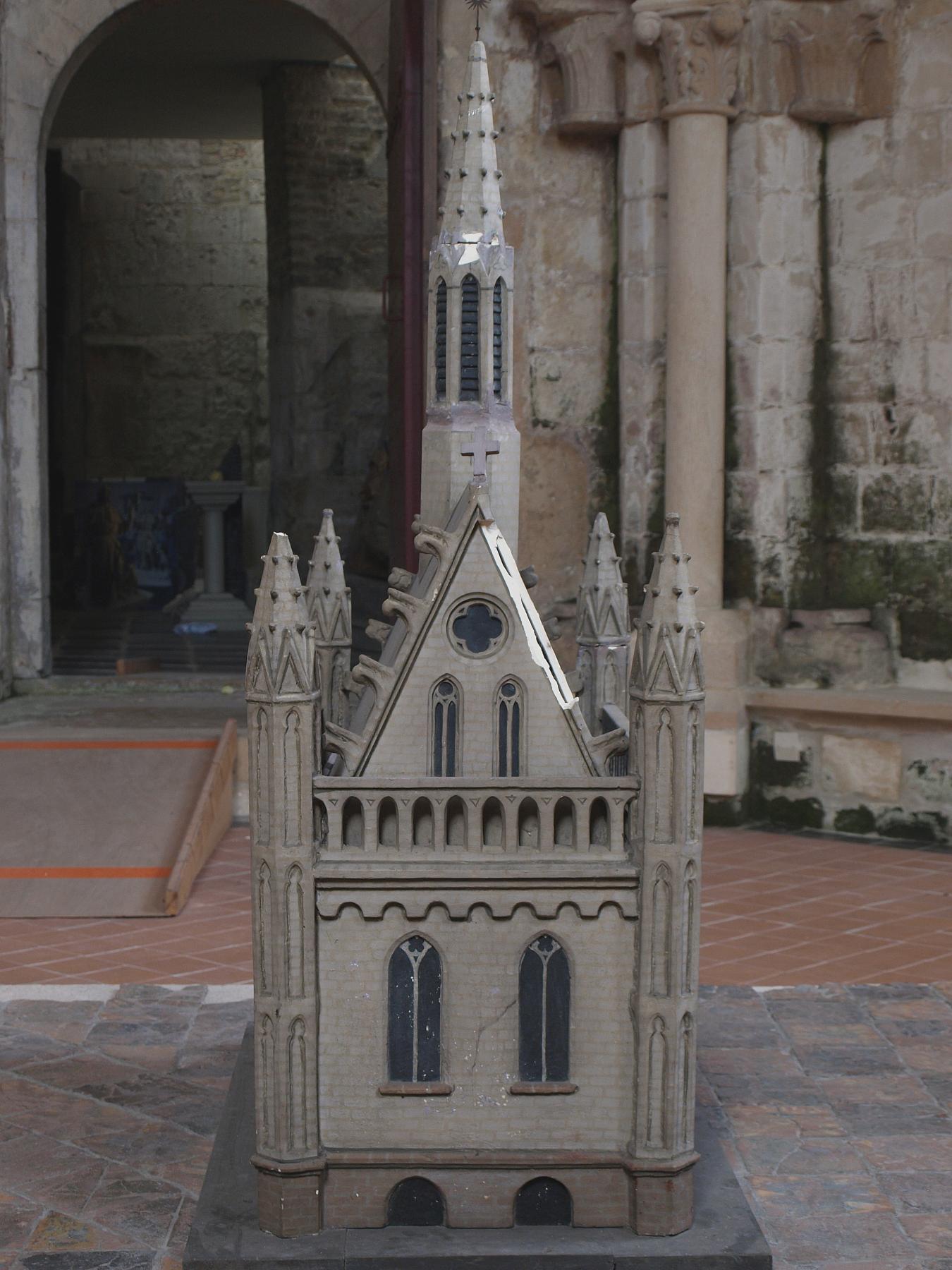 Maquette de l'ancienne chapelle Notre-Dame-des-Miracles