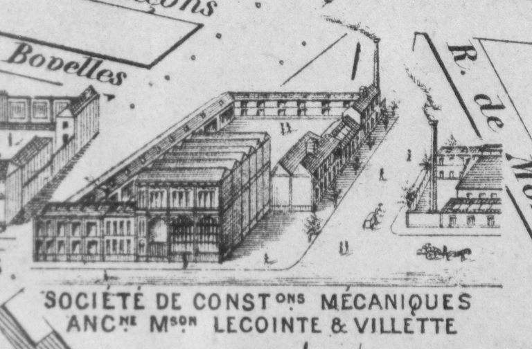 Ancienne usine de construction mécanique Jules Lecointe, puis Lecointe Frères et Villette, puis Société Anonyme de Constructions Mécaniques de Saint-Quentin (vestiges)