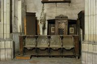 Le mobilier de l'ancienne église conventuelle des Cordeliers, devenue église paroissiale Saint-Remi