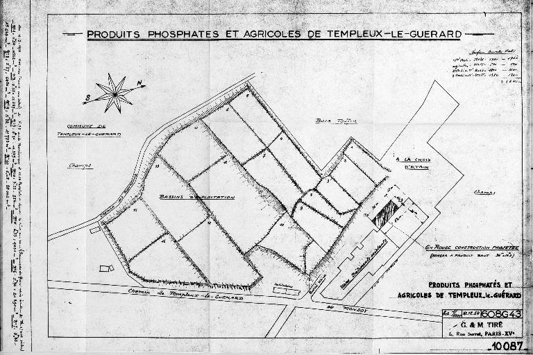 Ancienne usine d'engrais dite les Produits Phosphates et Agricoles de Templeux-le-Guérard