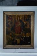 tableau : Vierge à l'Enfant et quatre orants
