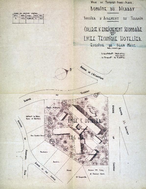 Lycée hôtelier, anciennement dit Cité éducative européenne du Touquet