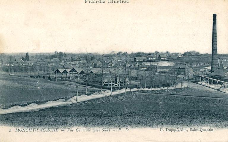 Ancienne sucrerie de betteraves de Monchy-Lagache, puis râperie de betteraves de la Compagnie Nouvelle des Sucreries Réunies (C.N.S.R.), devenue usine de matières plastiques Mitry