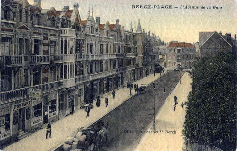 L'avenue de la Gare, actuellement du Général-de Gaulle