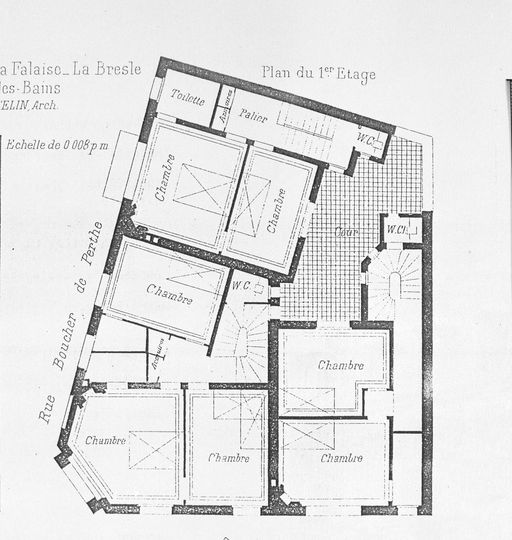Maison à trois logements accolés, dits La Prairie (actuellement Ker Luciole), La Falaise et La Bresle