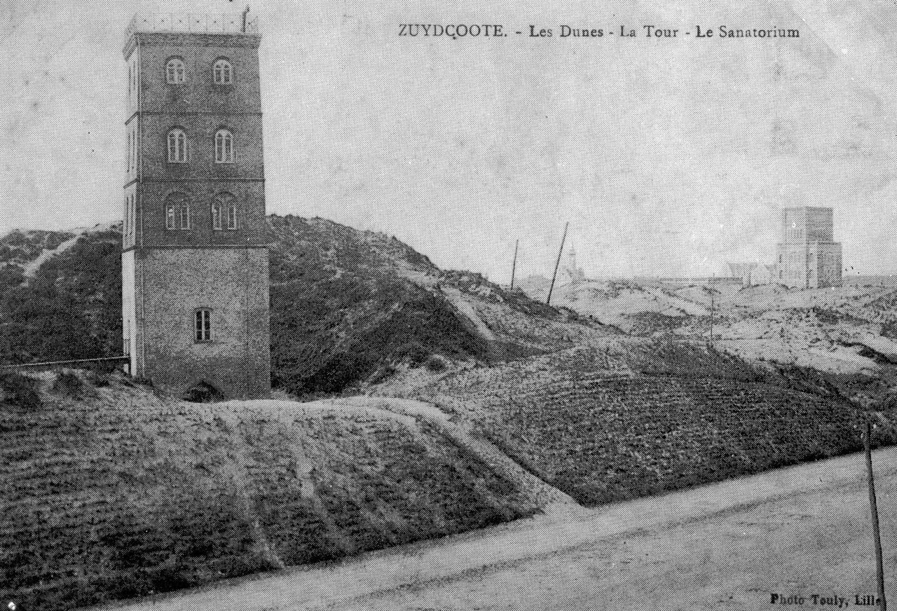 Église paroissiale Saint-Nicolas, puis tour d'observation des Sables, puis sémaphore, puis blockhaus (détruit)