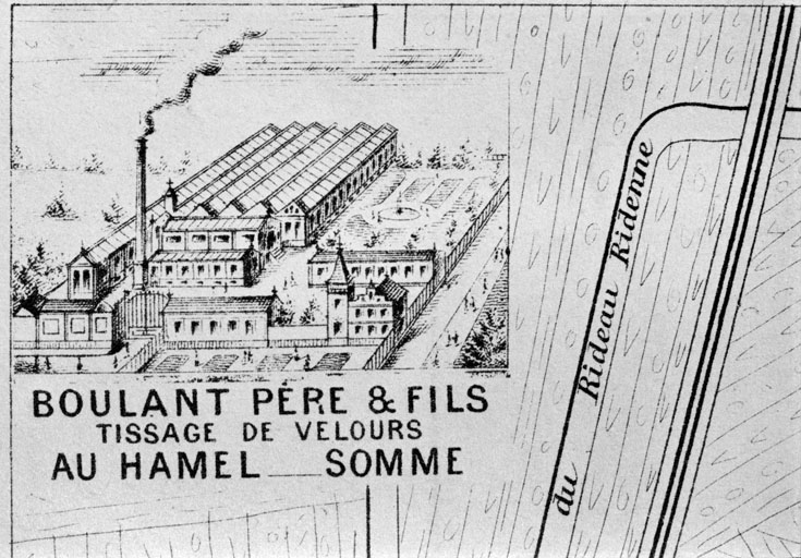 Ancien tissage de velours de la Société française du Hamel, devenu usine de bonneterie Delannoy, puis Tricotage du Hamel