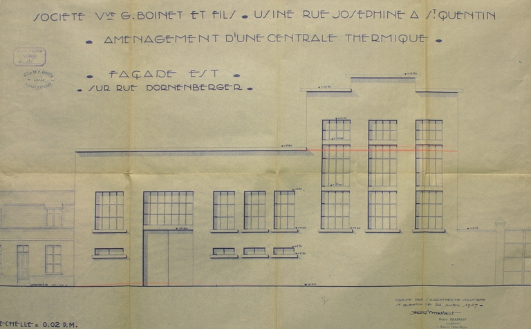 Ancienne usine de caoutchouc Léfébure, Legrand et Cie, puis manufacture Générale de Caoutchouc Veuve Boinet et fils, garage, puis usine de textile non tissé et entrepôt commercial