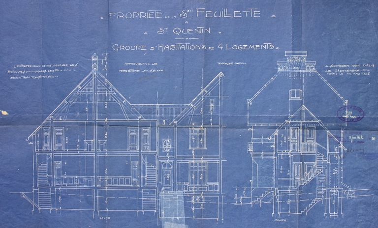 Cité ouvrière Feuillette à Saint-Quentin