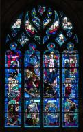 Verrière figurée : La conversion de saint Paul (baie 2)