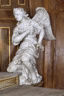 Ensemble de deux statues du maître-autel (en pendant) : anges adorateurs