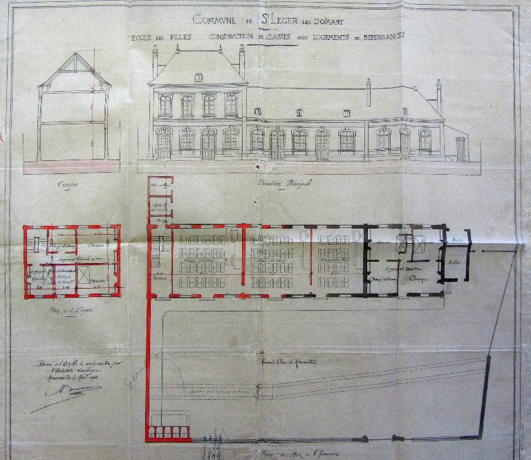 Ancienne école primaire de filles de Saint-Léger-lès-Domart