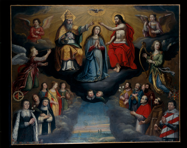 Tableau : le Couronnement de la Vierge