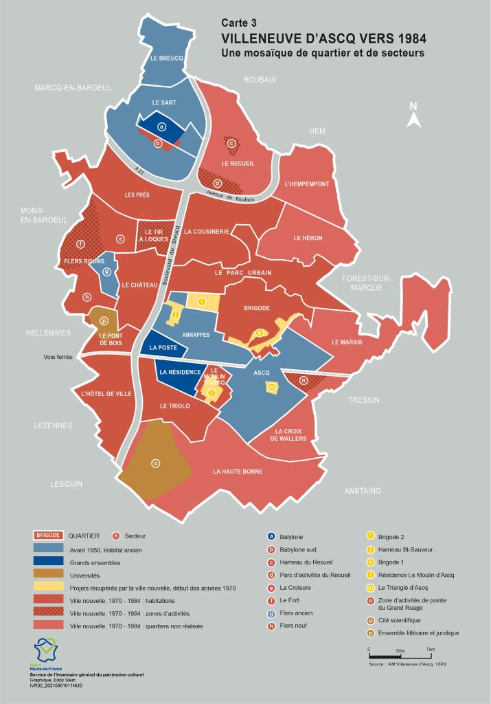 La ville nouvelle de Villeneuve-d'Ascq