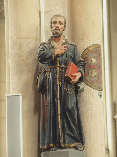 Statue, console d'architecture : saint Jacques