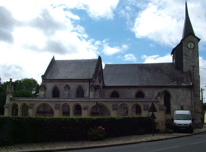 Église paroissiale Saint-Sulpice et cimetière de Ribeaucourt