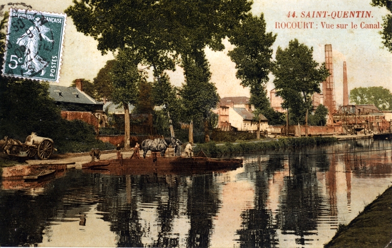 Ancienne usine de Rocourt (distillerie de mélasse et raffinerie Massy-Dècle, puis de l'Union Sucrière de l'Aisne)