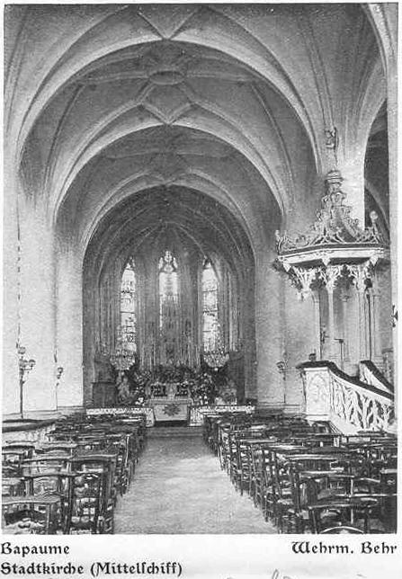 Le mobilier de l'église paroissiale Saint-Nicolas de Bapaume