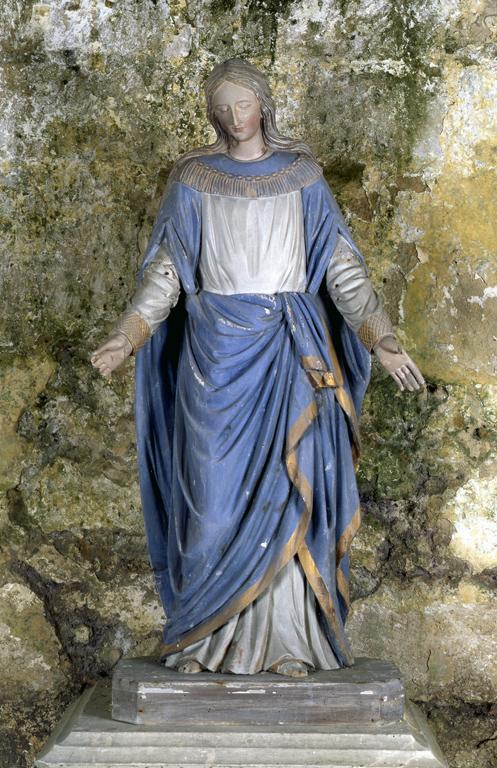 Statue (petite nature) : Immaculée Conception