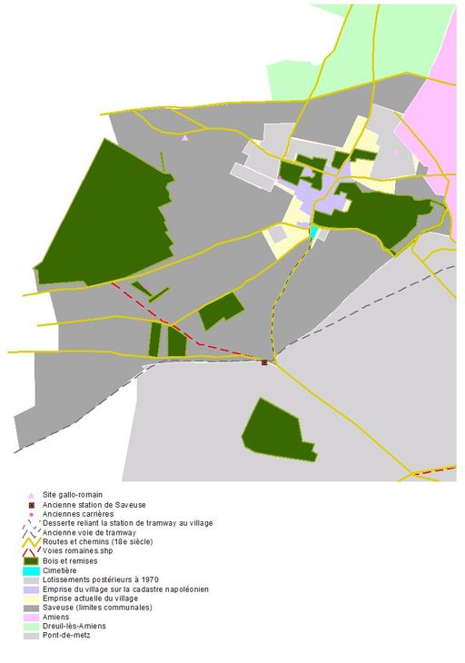 Le territoire communal de Saveuse