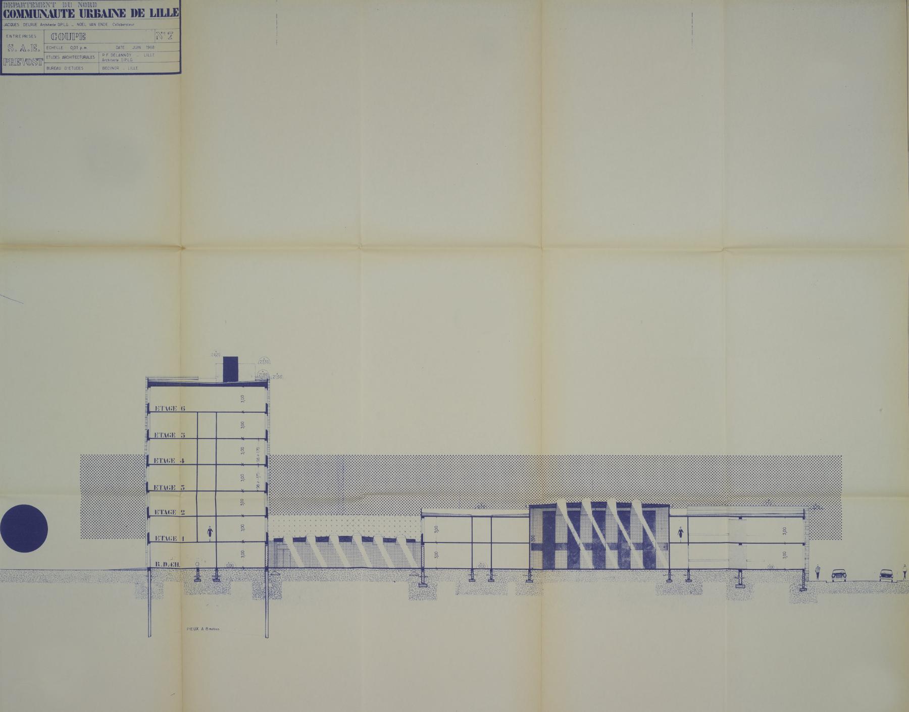 Ancien hôtel communautaire de la Communauté Urbaine de Lille (CUDL), dit siège de la Métropole Européenne de Lille (MEL)