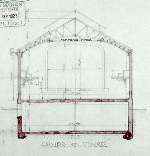 Ancienne salle des fêtes du syndicat d'Union des Métallurgistes de Montataire