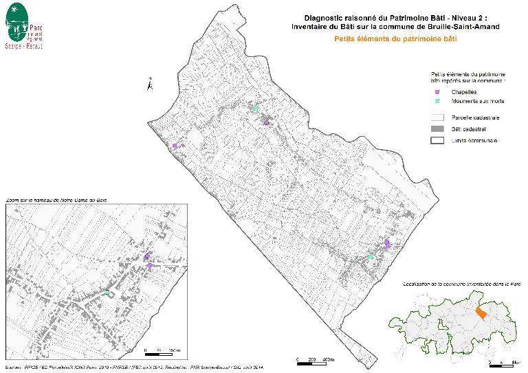 Le territoire communal de Bruille-Saint-Amand