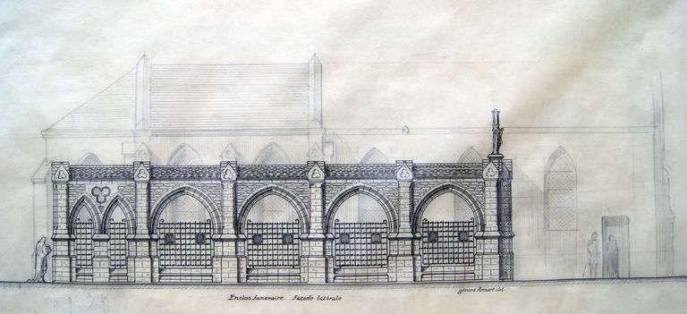 Clôture de l'enclos funéraire de la famille de Berny