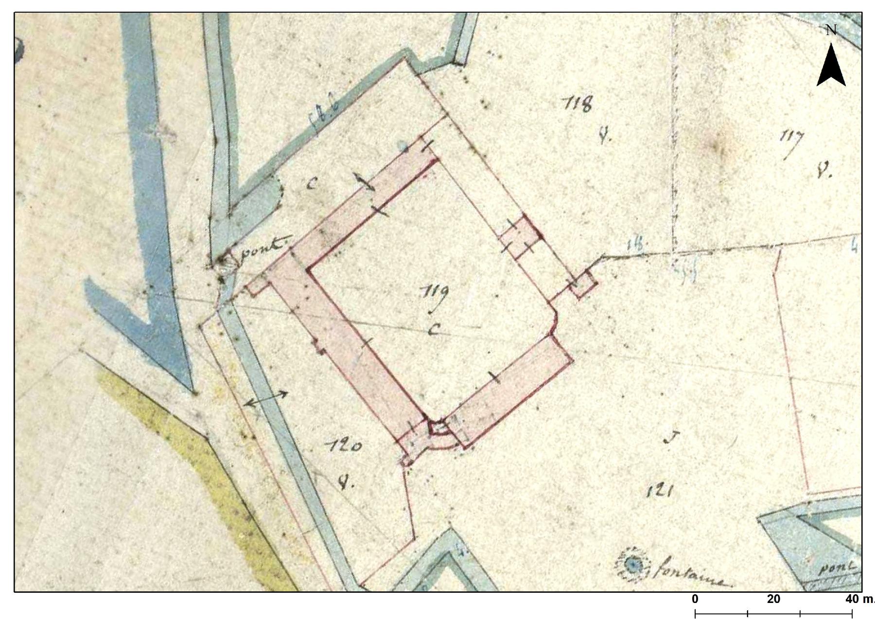 Ancien prieuré de bénédictins (prévôté) de Gorre, puis ferme, aujourd'hui parc citadin