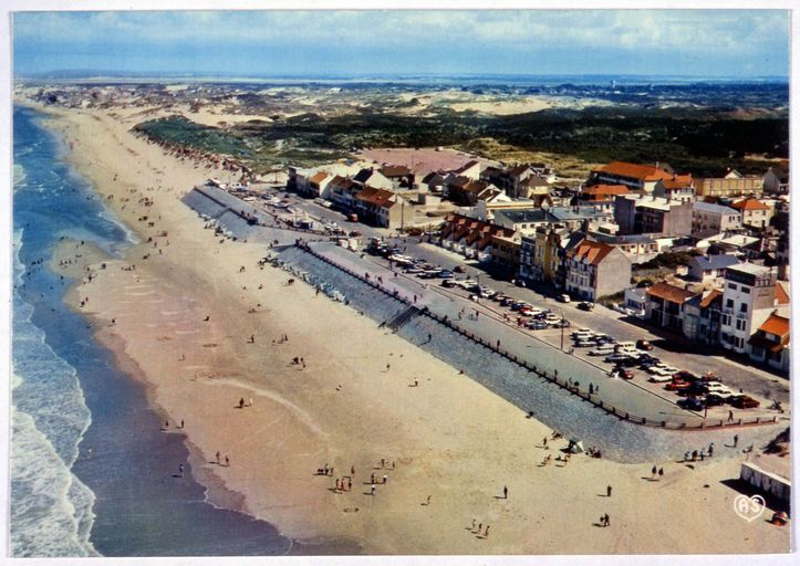 Le front de mer de la station balnéaire de Quend-Plage