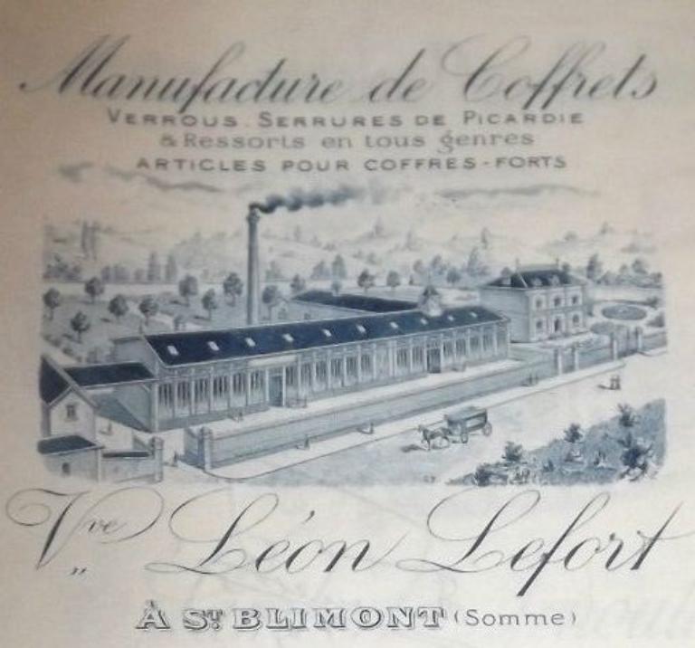 Ancienne fabrique de serrures Debeaurain, puis usine Lefort aujourd'hui entreprise de polissage sur métaux Blondel