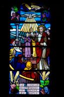 Ensemble de douze verrières (onze figurées et une décorative) : scènes de la vie de saint Pierre (baies 1 à 10, 12, 13)