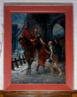 Tableau d'autel : La Charité de saint Martin
