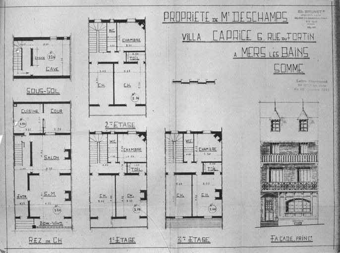 Maison à deux logements accolés, dite Sans Souci et Caprice