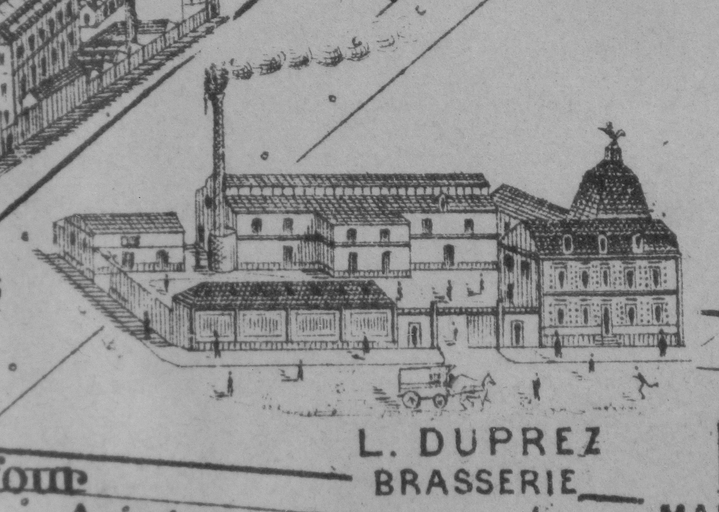 Ancienne brasserie-malterie Wilmant-Bantigny, puis ED. Loraux, puis Duprez