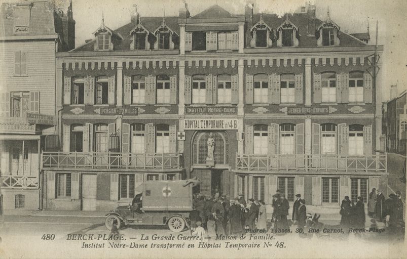 Ancien hôpital marin, dit Institut Notre-Dame et villa ou maison Notre-Dame (détruit)