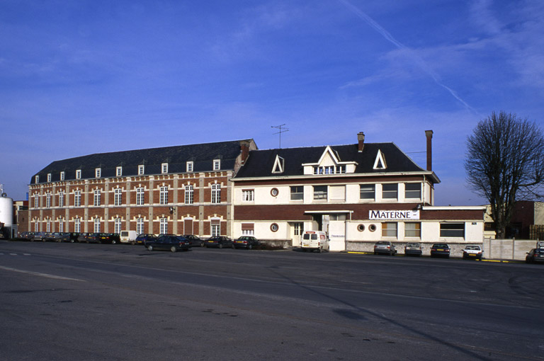 Ancienne conserverie Gosse-Delleaux, puis confiturerie de la Thiérache, puis confiturerie Materne, puis confitureries et conserveries européennes, puis Materne-Fruibourg