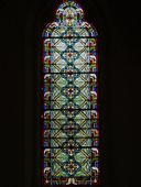 Ensemble de 10 verrière figurées géométriques