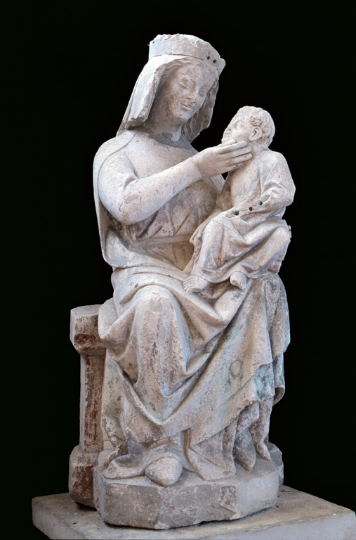 Statue (petite nature) : Vierge à l'Enfant dite Notre-Dame-de-Bonne-Mort