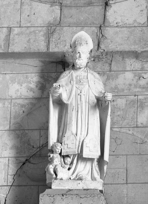 Statue (petite nature) : Saint Nicolas