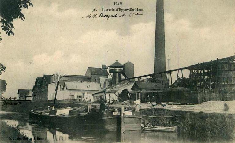 Ancienne sucrerie de betteraves Letombe, puis Legrand et Cie, puis Bocquet, devenue cité ouvrière de la Clouterie