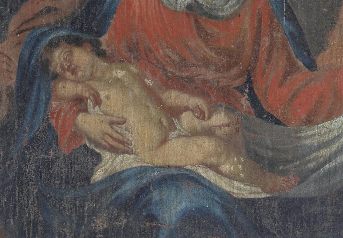 Tableau : Vierge à l'Enfant et saint Joseph