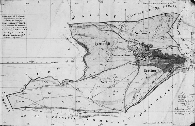 Le territoire communal de Saveuse