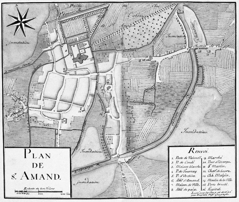 L'étude de la commune de Saint-Amand-les-Eaux - conditions d'enquête