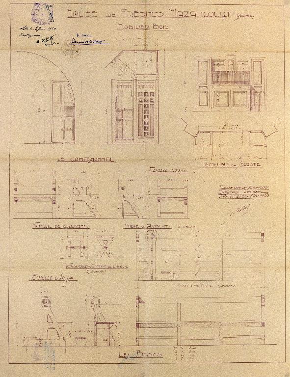 Le mobilier de l'église Saint-Médard de Fresnes-Mazancourt